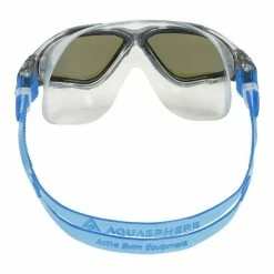 Aquasphere - Goggles Vista Swim Mask Blue Titanium Mirrored Lens -Baratza store ms5050010lmb 4 grande
