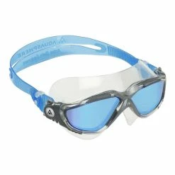 Aquasphere - Goggles Vista Swim Mask Blue Titanium Mirrored Lens -Baratza store ms5050010lmb 5 grande