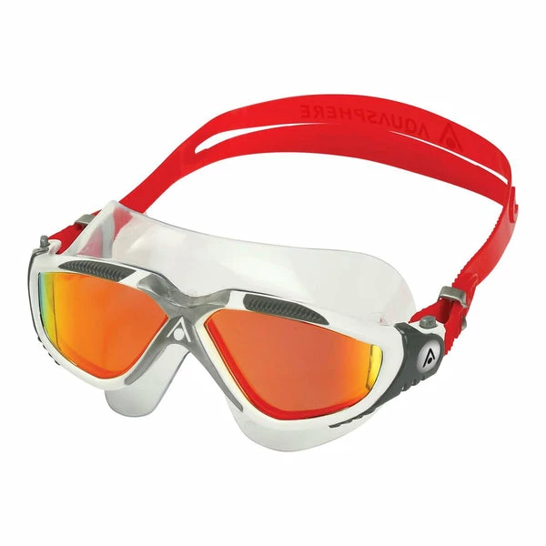 Aquasphere - Goggles Vista Swim Mask Red Titanium Mirrored 4 Aquasphere - Goggles Vista Swim Mask Red Titanium Mirrored - Image 2