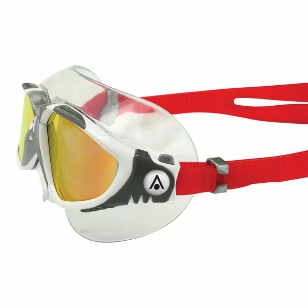 Aquasphere - Goggles Vista Swim Mask Red Titanium Mirrored 5 Aquasphere - Goggles Vista Swim Mask Red Titanium Mirrored - Image 3