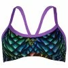 Michael Phelps - Womens Bikini Top 2 Piece (Top) Peacock -Baratza store phelps peacock bikini top grande