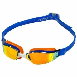 Michael Phelps - Goggles XCEED Blue/Orange Titanium Mirror