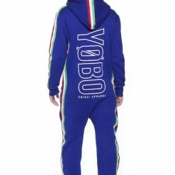 SWIMZI - Onesie 'YOBO' Azure Tricolour -Baratza store rt swimzi azure yobo m back web 1 grande