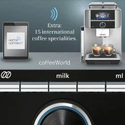 Siemens EQ.9 Plus Connect S700 Fully Automatic Coffee Machine, Black -Baratza store siemens eq9 plus connect s700 7396