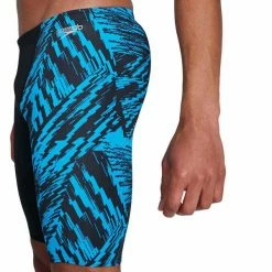 Speedo - Men's Jammer Allover V-Cut Black/Blue -Baratza store speedo allover v cut jammer grande