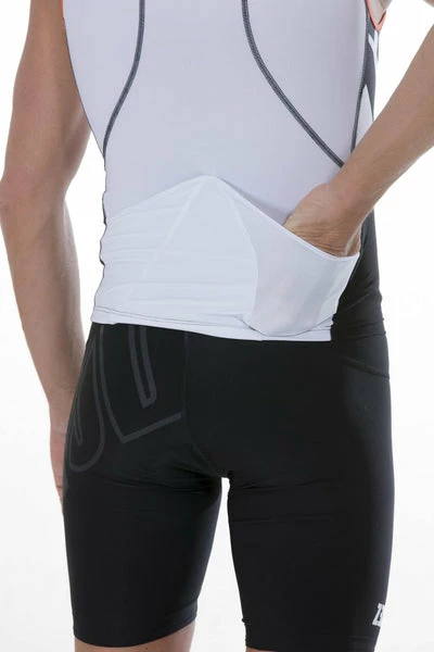 ZeroD - Mens USinglet Armada Black/White/Orange 5 ZeroD - Mens USinglet Armada Black/White/Orange - Image 3